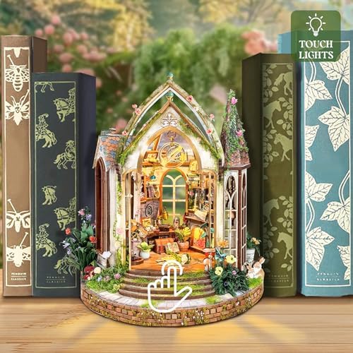 Book Nook Kit DIY Miniature House 3D Wooden Puzzle - Dreamland Floral Studio - Image 3