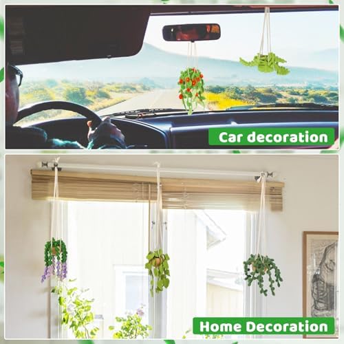 OEHPICC Needle Felting Kit, 5 Pack Hanging Plants Needle Felt Beginner Kit - Image 5
