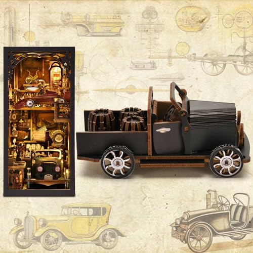 Book Nook Kit, Book Nook Kits for Adults DIY Booknook Model Build - Image 3
