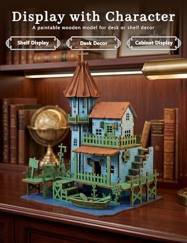 BOOZUU 3D Wooden Lighthouse Puzzle for Adults - Image 5
