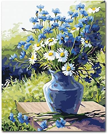 LSPBN DIY Acrylic Painting Kit, Paint by Numbers on Canvas - Number Painting & Flower for Kids Ages 8-12 Hobbies for Women, Adults Beginner by paintbynumberskitsoncanva