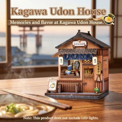 CUTEBEE 3D Wooden Puzzle Miniature House Kit for Adults, DIY Craft Gift - Image 4