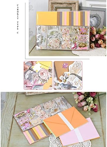 Gigicloud Paper Card Making Kits Colorful Handmade Greeting Card Kits DIY Making Material Set for Birthday Invitation, Thanksgiving, Christmas,Holiday,Baby Shower - Image 4