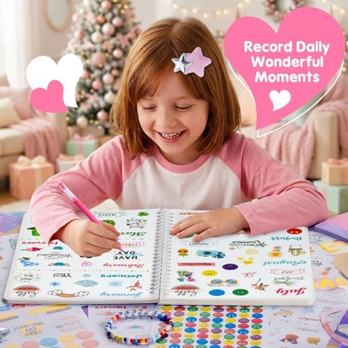Poaoed DIY Journal Kit for Girls Ages 8-14, Scrapbook & Diary Kit, Gift Set - Image 3