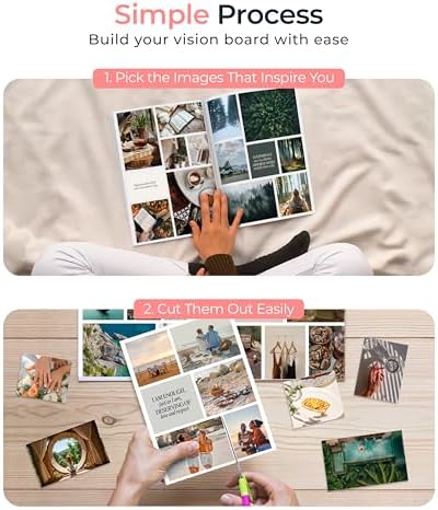 Vision Board Book Magazines with 1000+ Images – Scrapbook Supplies, Crafts for Adults, Clip Board, Junk Journal Supplies, Journaling Supplies, Board Books, Scrapbooking Supplies, Art Kit - Image 4