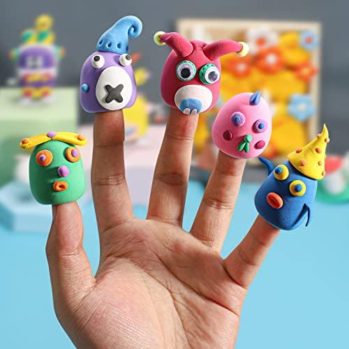 36 Colors Air Dry Clay Kit for Kids – 36 Cups with 3 Sculpting Tools - Image 6