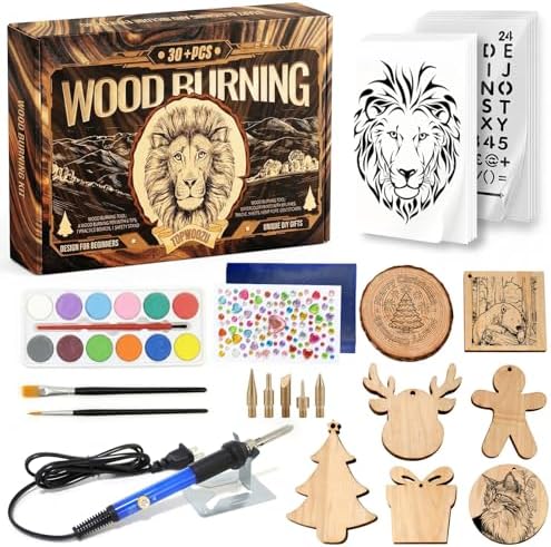 TOPWOOZU Wood Burning Tool Kit for Adults Beginners Christmas Gifts for Men by TOPWOOZU