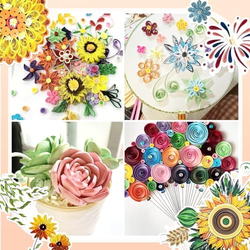 360Pcs 1/8" x 21" Quilling Paper Strips - Image 6