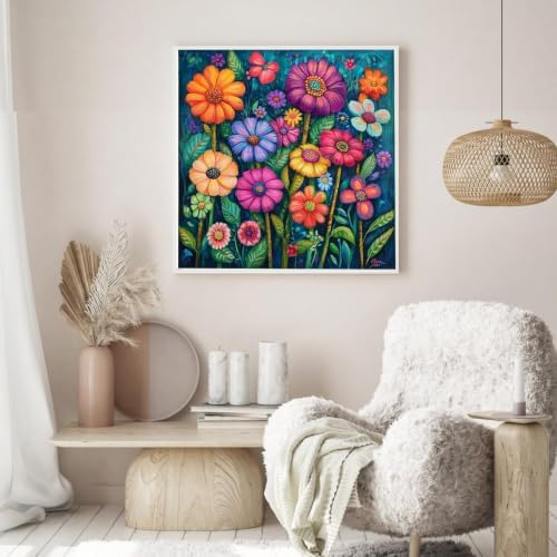 AIBOERL Paint by Numbers Kit for Adults Beginner,Flowers,12X16In - Image 2