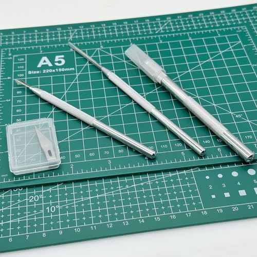Yayatty Polymer Clay Tools, Acrylic Clay Roller, Acrylic Sheet, Rotary Cutting Mat, Round Polymer Clay Cutters with Clay Slicer Blade for Pottery and Sculpture (32 PCS) - Image 2
