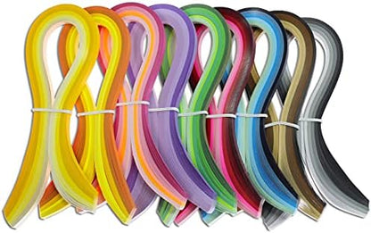 Zorfeter Multi-Color Quilling Paper Strips Kits, 7mm Width, 15" Length - Image 7