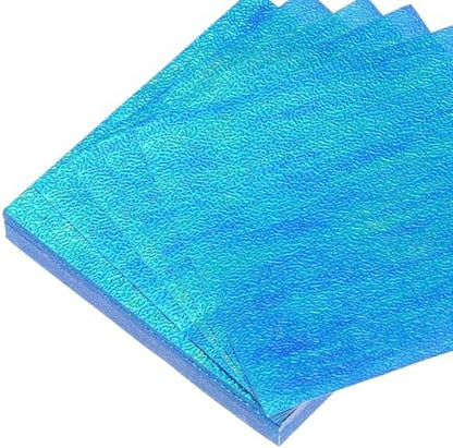 MECCANIXITY 100 Sheet Glitter Origami Paper 4x4 Inch Shiny Sparkly Square Folding Sheet 10x10cm Iridescent Paper for DIY Art, Craft Decor, Dark Blue by MECCANIXITY
