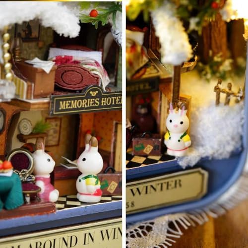 Wizardi Mini House Building Kit - Tiny Home Kit Roam Aaround in Winter - Image 4
