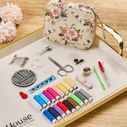 Floral Printing Travel Sewing Kit Cute Sewing Set - Image 5