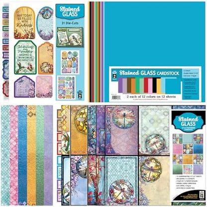Paper Wishes – Stained Glass Kit for Card Making & Scrapbooking, Also for Gifts and All Your DIY Crafting, Art & Creative Projects - Inspiration at Your Fingertips – Made in USA by PaperWishes