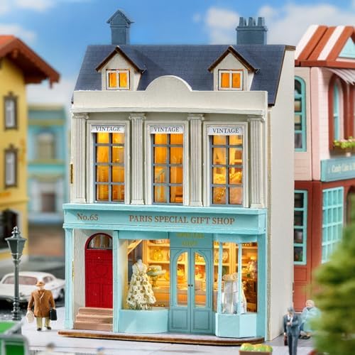 CUTEROOM DIY Miniature House Kit Wooden Craft for Adult-Gift Shop - Image 3