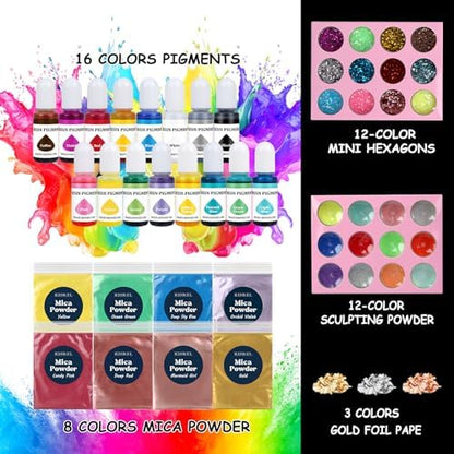 KISREL Epoxy Resin Kit 1 Gallon, Crystal Clear No Bubble Resin with Pigment - Image 5