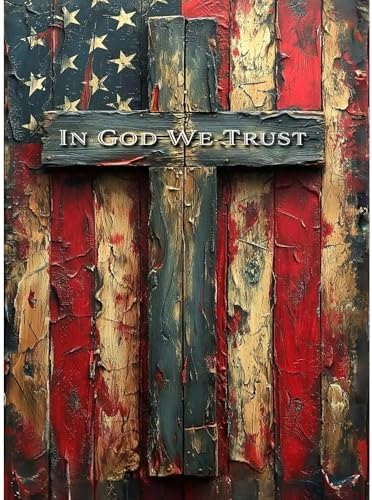 koemhxb American Flag Paint by Numbers Kit for Adults, Patriotic Painting by Numbers, Adult Cross Paint by Number Kits Suitable for Gifts and Interior Decor 16x20 Inch (Without Frame) by Koemhxb