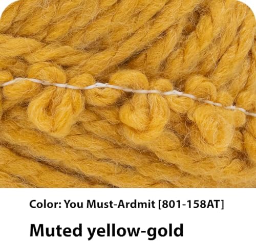 Lion Brand Yarn, InstaKnit Beginner Yarn, You Must-Ardmit, Yellow, 3 Pack - Image 2