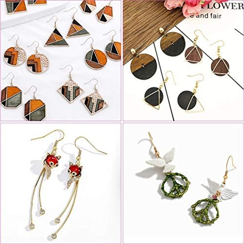 Anezus 1900 Pcs Earring Making Kit with Jewelry Hooks, Fish Hook Earrings, Backs, Jump Rings for Repair, Gifts - Image 2