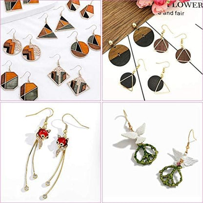 Anezus 1900 Pcs Earring Making Kit with Jewelry Hooks, Fish Hook Earrings, Backs, Jump Rings for Repair, Gifts - Image 2