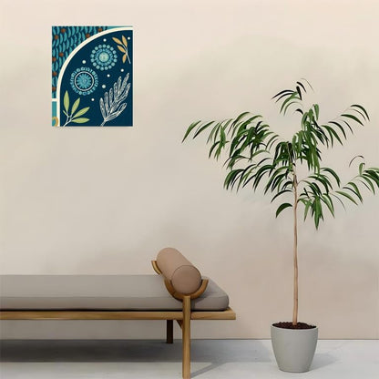 Botanical Paint By Numbers Kit For Adults - Diy Botanical Arch Leaves Painting On Canvas 16X20 In, Acrylic Paint Set, Suitable For Beginners, Wall Art Decor Art For Home Decoration Or Gifts, Unframed - Image 4