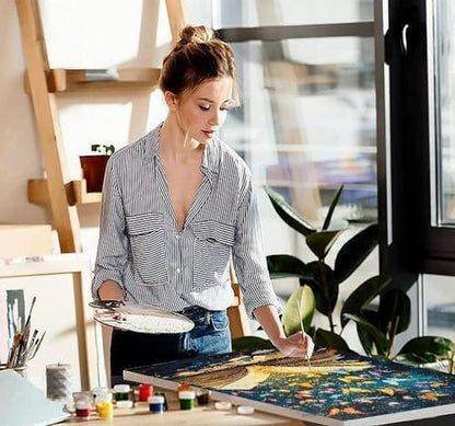 TCDZMYGS Book Paint by Numbers Kit for Adults Beginner,Butterfly Adult Paint by Number Kits on Canvas Without Frame,DIY Acrylic Oil Painting by Numbers Kits for Home Wall Decor 16x20 inch - Image 4