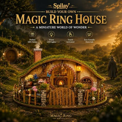 Spilay DIY Miniature House Kit for Adults, Miniature Dollhouse Kit - Image 3