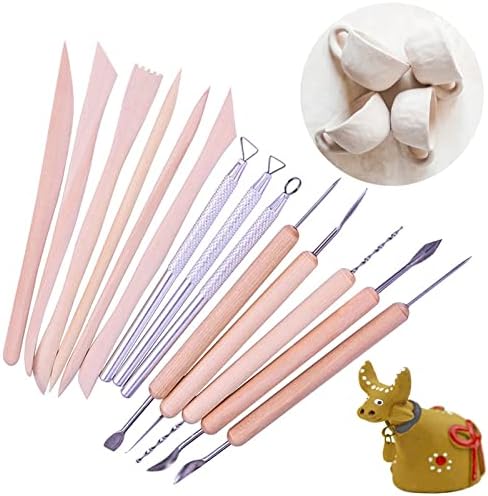Polymer Clay Tools,25Pcs Pottery Sculpting Tools Set with Plastic Case for Ceramic Modeling Carving Beginners Expert Crafts Club, Dotting,Hobbyists, Artists - Image 2