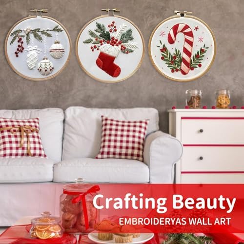 Christmas Embroidery Kits Beginners, Truck Embroidery Kits for Adults - Image 6