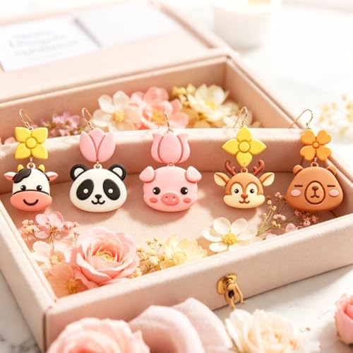ORIGACH 32 Pcs Mixed Animal Head Polymer Clay Cutters Set - Image 5