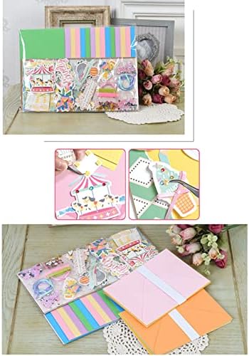 Gigicloud Paper Card Making Kits Colorful Handmade Greeting Card Kits DIY Making Material Set for Birthday Invitation, Thanksgiving, Christmas,Holiday,Baby Shower - Image 6