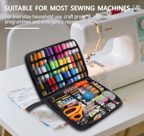 StiVerse 189 Pcs Sewing Kit for Adults, Beginners, 43 Color - Image 4