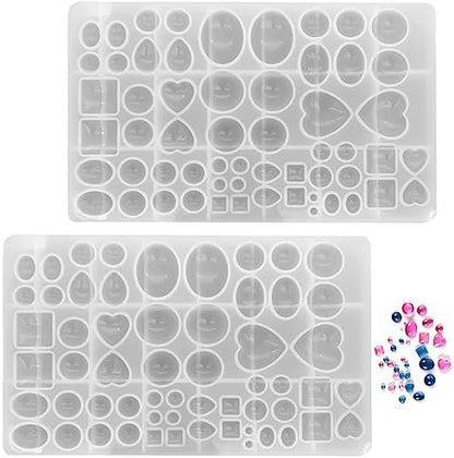 Cabochon Mold Resin Jewelry Molds Silicone Molds for Resin by DD-life