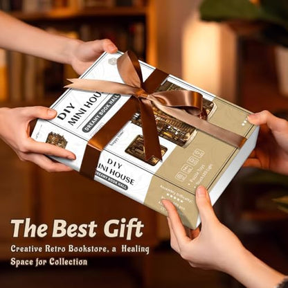 Book Nook Kit for Adults, DIY Miniature House Kit, Fantasy Library - Image 4