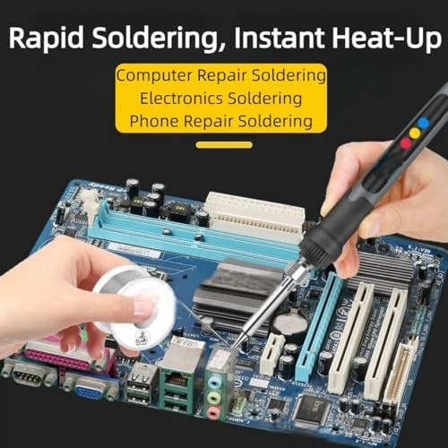 Wood Burning Kit for Adults 114PCS with Soldering Iron, Pyrography Pen, Stencils & Wood Slices, Adjustable Temperature Woodburning Tool Set for Beginners, Leather Burning, DIY Carving Art Projects - Image 4