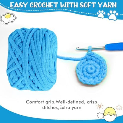 Wadukud Penguins Crochet Kit for Beginners, DIY Crochet Kit for Adults, Crochet Starter Kit with Step-by-Step Video Tutorials for Holiday Craft Gifts for Teen Girls Kids - Image 4