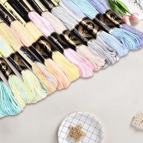 12 Skeins 105 Yards Colorful Friendship Bracelet String for Craft - Image 3