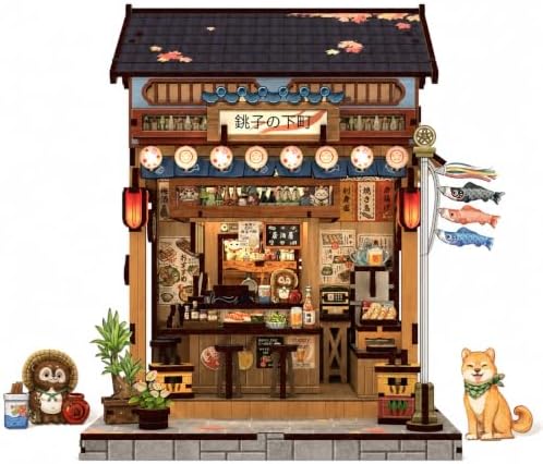 Japan Book Nook, DIY Miniature House Kit, Japanese Izakaya Booknook by EndlessLimit