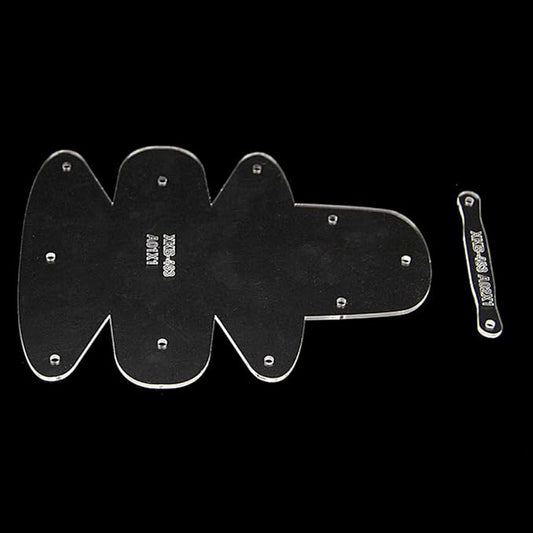 Leather Craft Bag Coin Purse Sewing Pattern PVC Stencil Template Kit Acrylic Wallet Pattern Stencil Template Set Acrylic, As Pic Shows