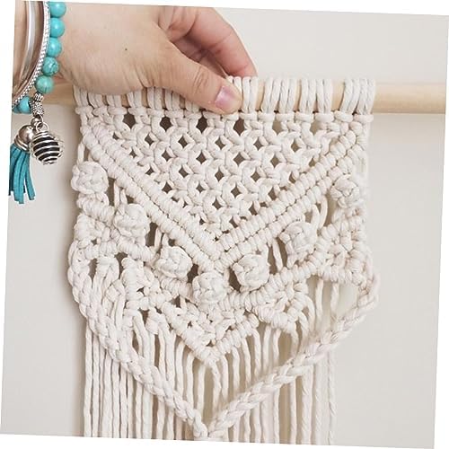 HOLIDYOYO DIY Macrame Kit for Adults Handmade Tapestry Supplies 100% Cotton Rope Creative Wall Hanging Decor for Beginners and Home Adornment - Image 7