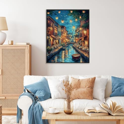 Paint by Numbers Kit for Adults, Venice Night Number Painting Canvas Kit - Image 2