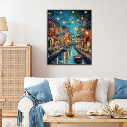 Paint by Numbers Kit for Adults, Venice Night Number Painting Canvas Kit - Image 2