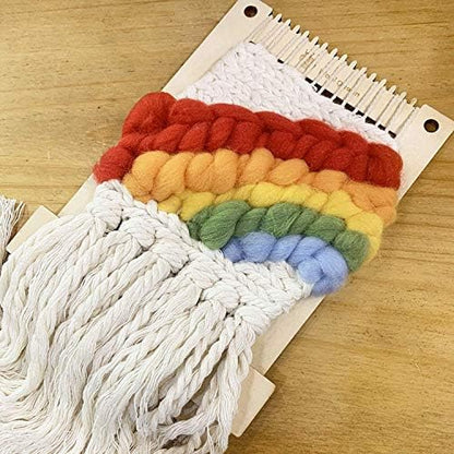 Hand U Journey Medium Rectangle Weaving Loom Kit, 2 Sizes with Tools - Image 6