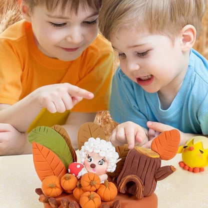 Cutedeer Air Dry Clay Kit, 36 Colors Modeling Clay for Kids, Soft Squishy Molding with Sculpting Tools and Tutorials, Arts Crafts Gift for Boys Girls - Image 4