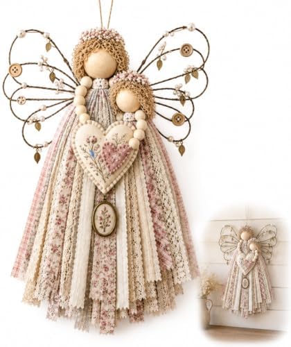 JMHKKUJ Angel Fabric Hanging DIY Kit, Macrame Wall Weaving Craft by Unknown