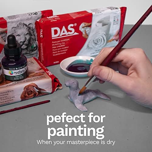 DAS Air-Hardening Modeling Clay - Stone Air Dry Clay 2.2lb Block - Pliable Air Clay for Sculpting and Coating - Introductory Air Dry Modeling Clay for All Ages - Molding Clay for Sculpting and More - Image 5