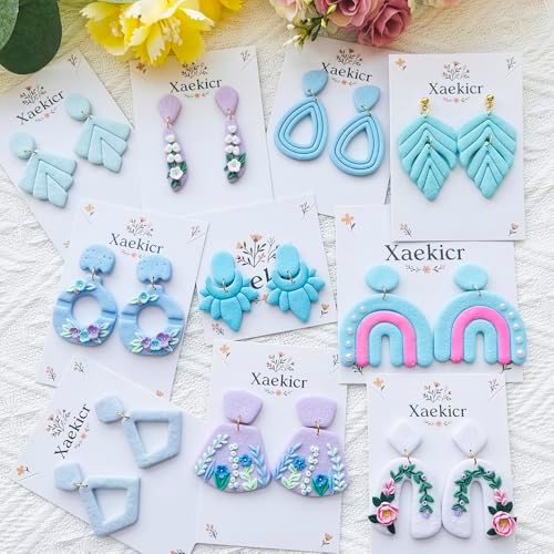Xaekicr Abstract Shapes Polymer Clay Cutters Set – Clay Cutters for Polymer Molds, Clay Earring and Versatile Tools - Image 6