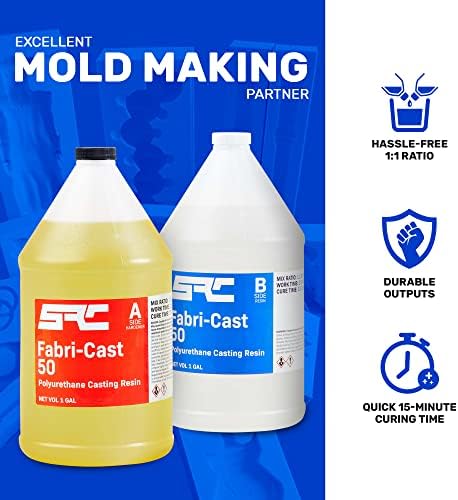 SPRESIN Fabri-Cast 50 Bright White Polyurethane Casting Resin, 2 Gallon - Image 5