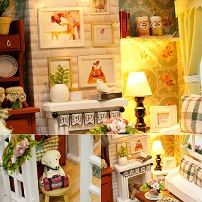 DIY Miniature House Kit with Furniture for Kids Teens Adults Aged 14+ - Image 6